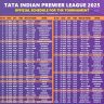 Indian Premier League 2025 match schedule