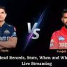 Punjab Kings vs. Gujarat Titans head-to-head stats in IPL 2025