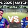 Delhi Capitals vs. Lucknow Super Giants IPL 2025 full match report