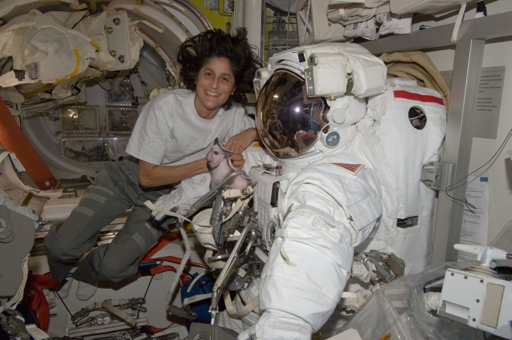 how long did sunita williams journey to the international space…