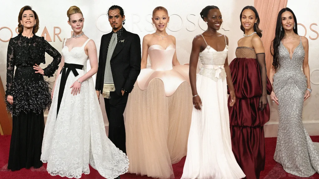 Top 10 dresses from the 2025 Oscars ceremony