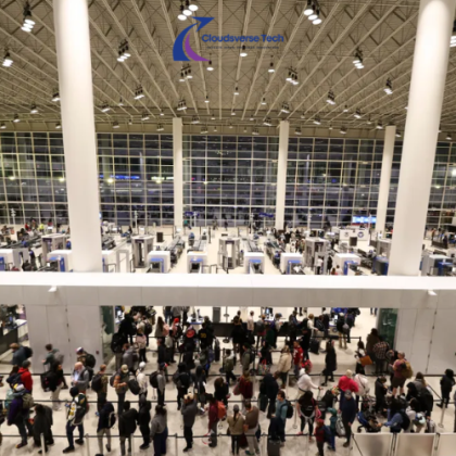 NOAA winter storm map showing snow, blizzard warnings, and Thanksgiving travel disruptions across the U.S.