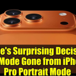 iPhone 17 Pro camera at night with no portrait moon icon