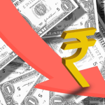 Indian rupee and US dollar — rupee drops to 90 per dollar